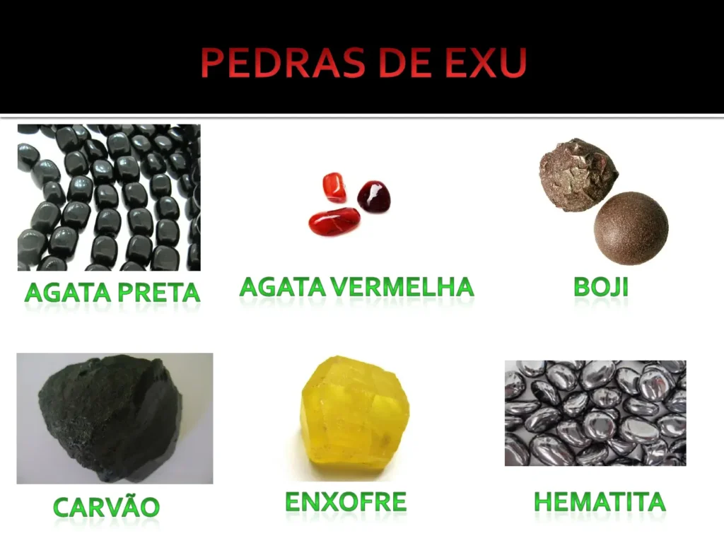 Qual pedra é de exu